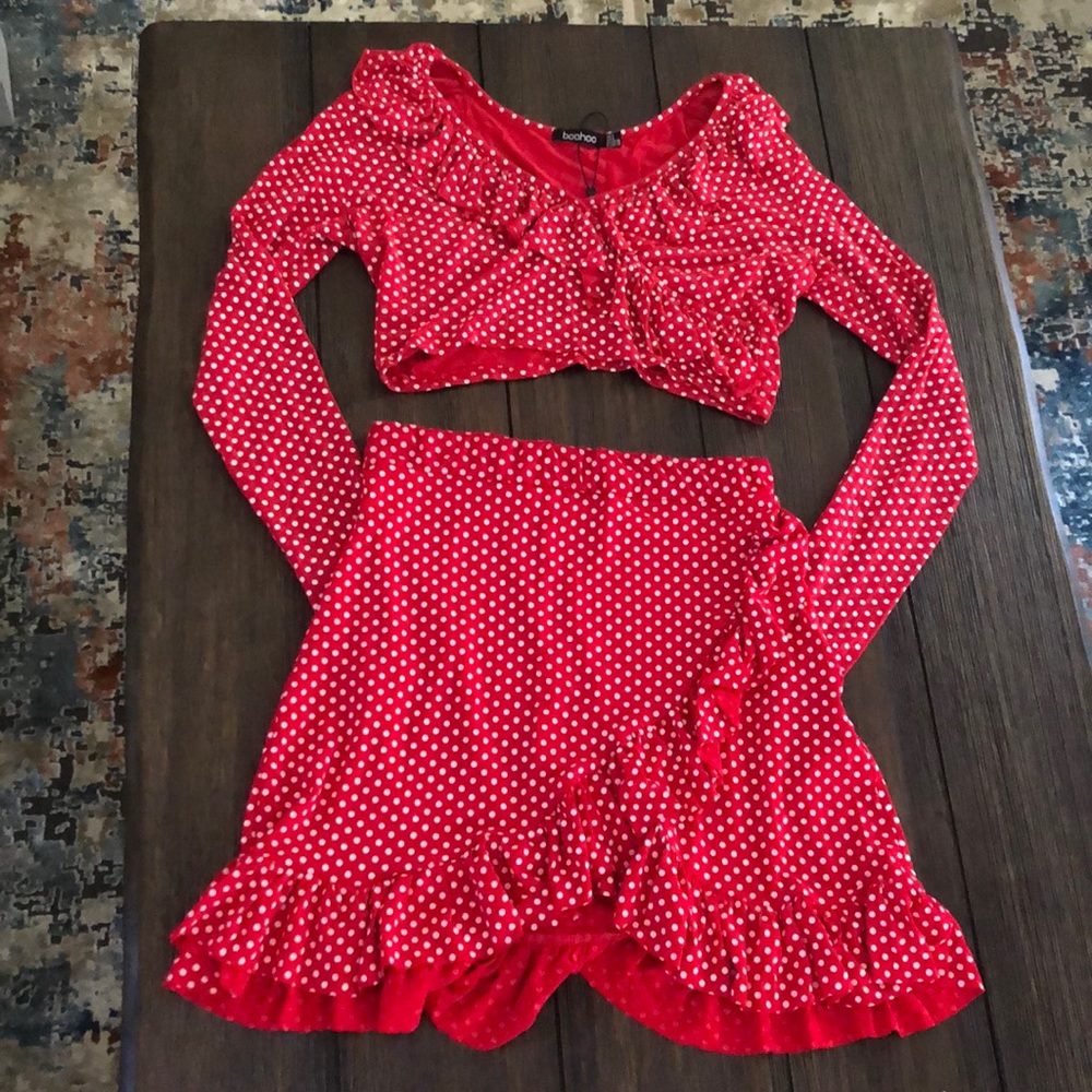 Polka Dot Two-Piece Set